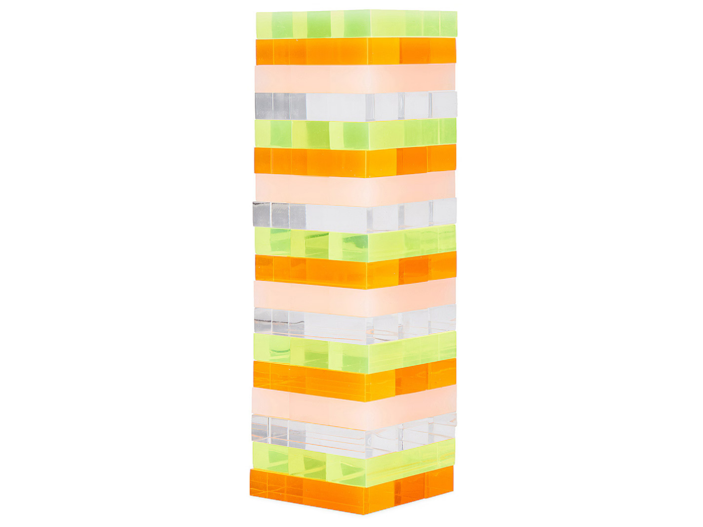 Gra Jenga, akrylowe klocki