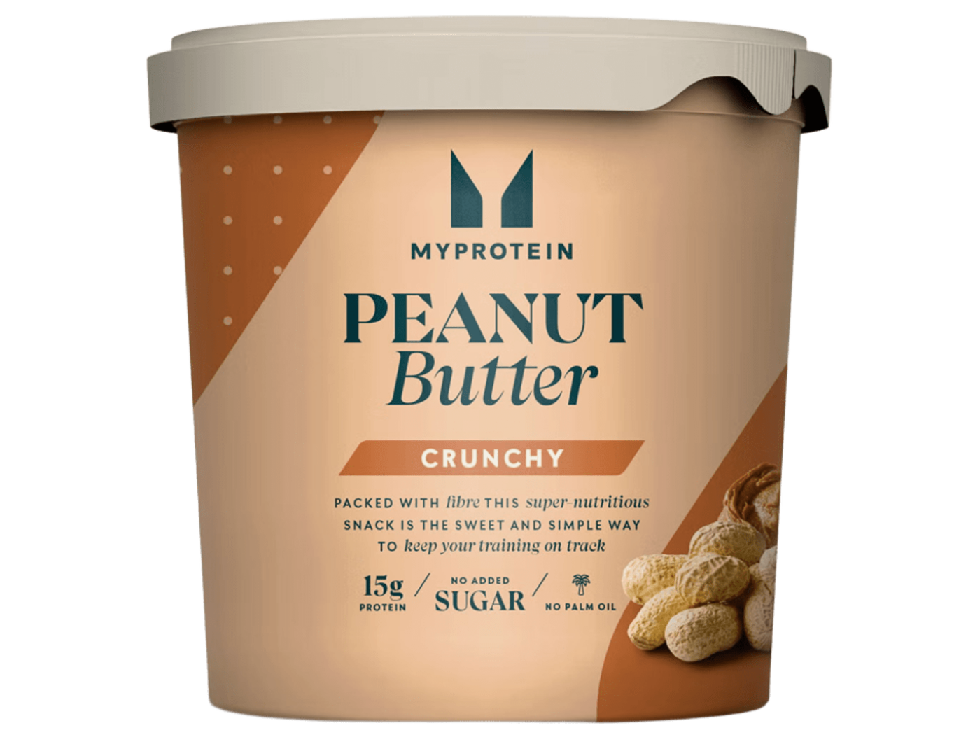 Masło orzechowe wegańskie Crunchy MyProtein